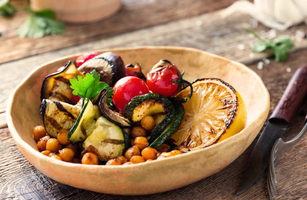 Plant-based food bowl. Health. Plant-Based Eating from around the world. Brisbane Livewell Clinic