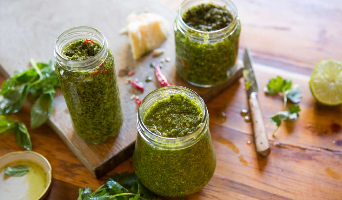 Coriander Pesto Recipe. Brisbane Livewell Clinic.