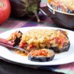 Delicious vegan and gluten-free friendly parmigiana. Eggplant Parmigiana