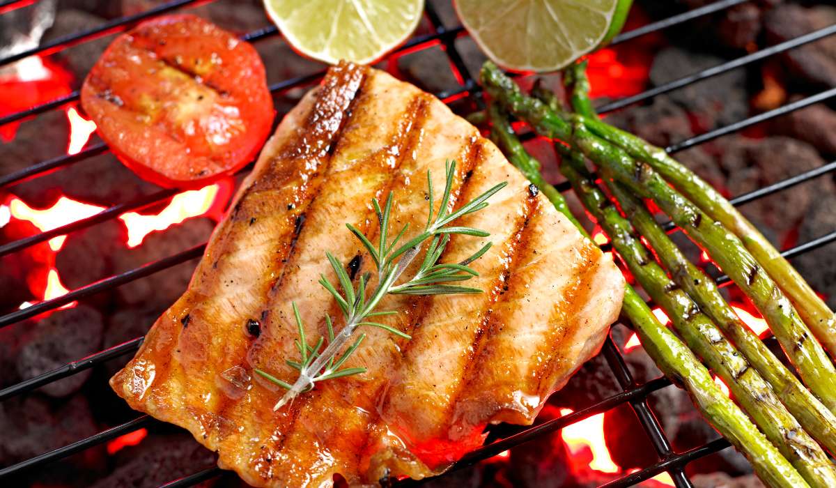 grilled Salmon. Brisbane Livewell Clinic.