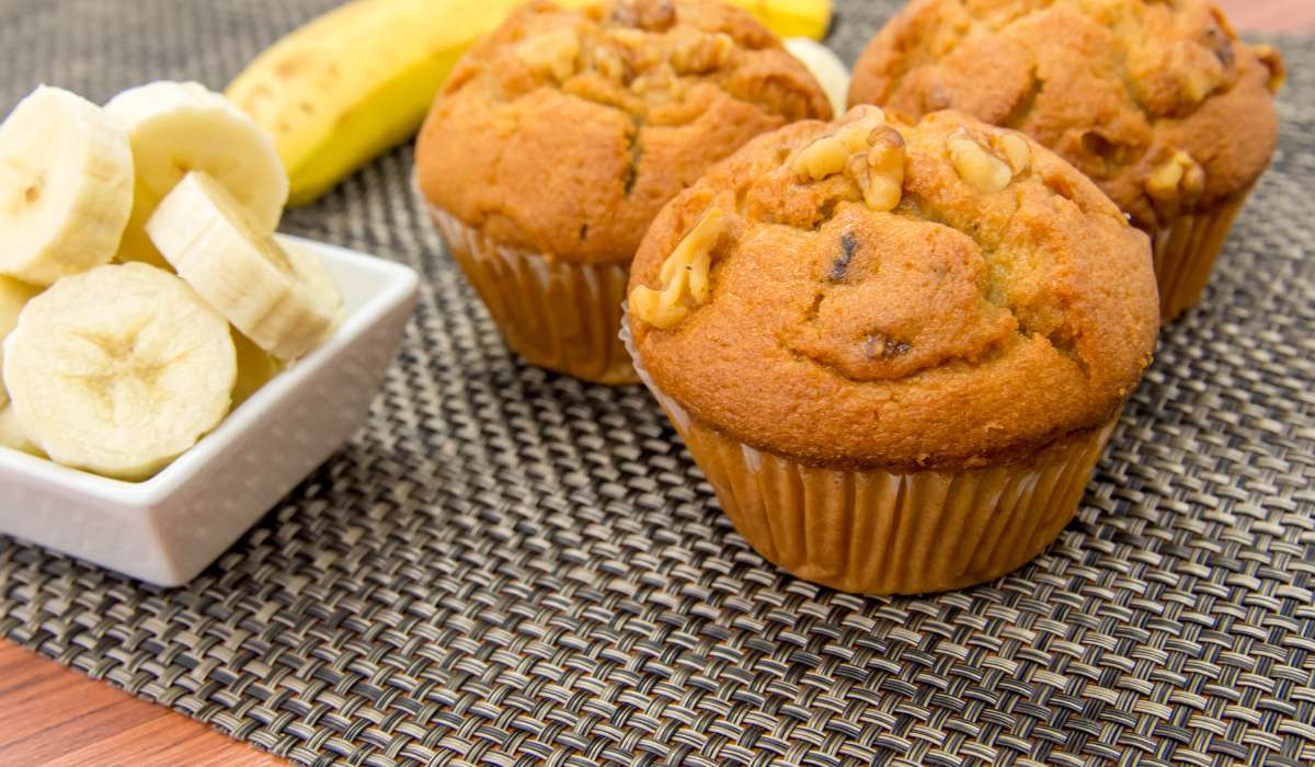 Healing Recipe: Vegan Banana Muffin for Fibre Boost 1 Vegan Banana Muffin. Brisbane Livewell Clinic.