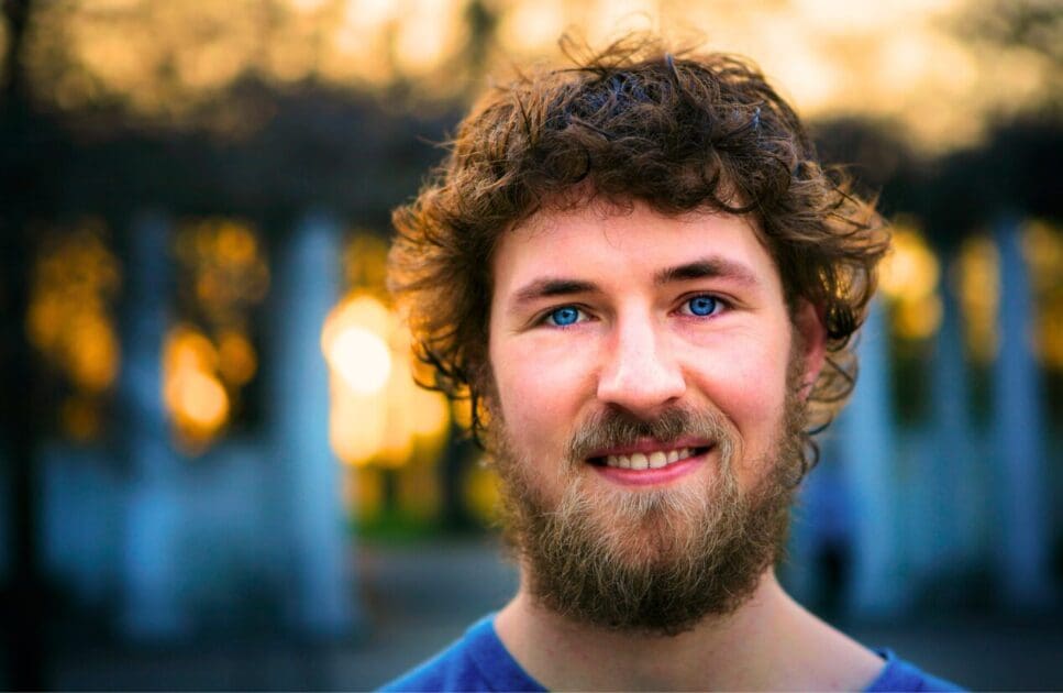 Man smiling after his remedial massage session. Remedial Massage Near Me. Brisbane Livewell Clinic