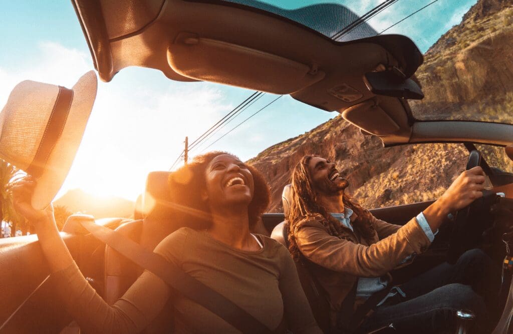 Couple on a road trip. Gut brain connection. Brisbane Livewell Clinic