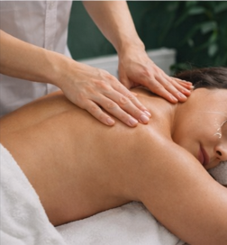 Patient receiving Kinesiology-Integrated Massage by Rainie at Brisbane Livewell Clinic (Wavell Heights)
