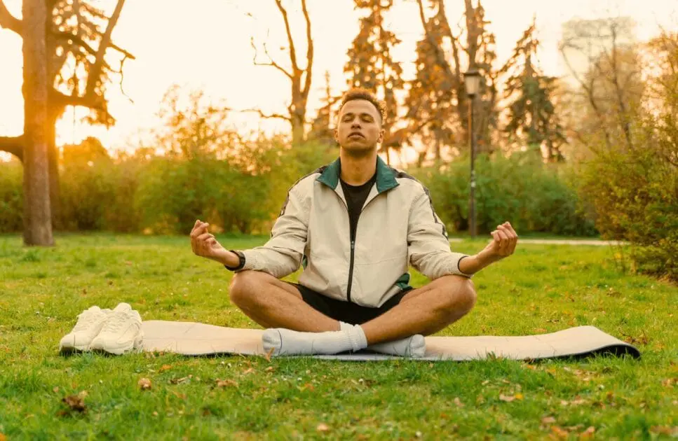 Man practicing yoga. Genetic Methylation Test. Brisbane Livewell Clinic